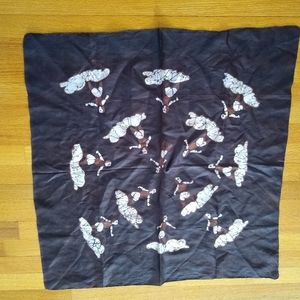 Beautiful unique silk batik scarf